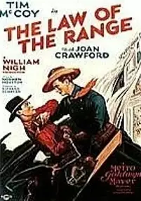 Plakat filmu The Law of the Range