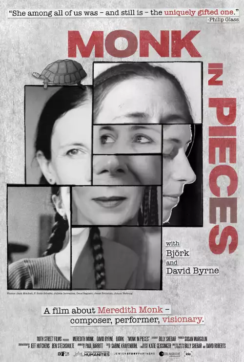 plakat filmu Meredith Monk - portret w kawałkach