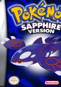 Plakat gry Pok&eacute;mon Sapphire Version