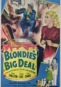 Plakat filmu Blondie's Big Deal