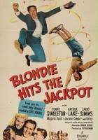 plakat filmu Blondie Hits the Jackpot