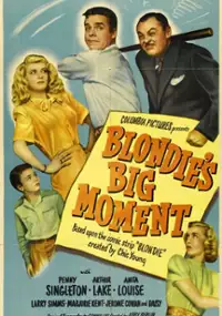 Plakat filmu Blondie's Big Moment