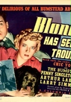 plakat filmu Blondie Has Servant Trouble