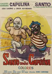 Plakat filmu Santo contra Capulina