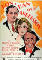 plakat filmu Hon, han och Andersson