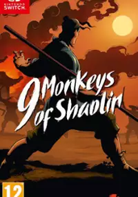 Plakat gry 9 Monkeys of Shaolin