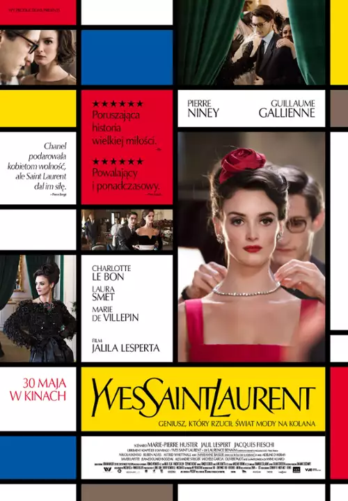 plakat filmu Yves Saint Laurent