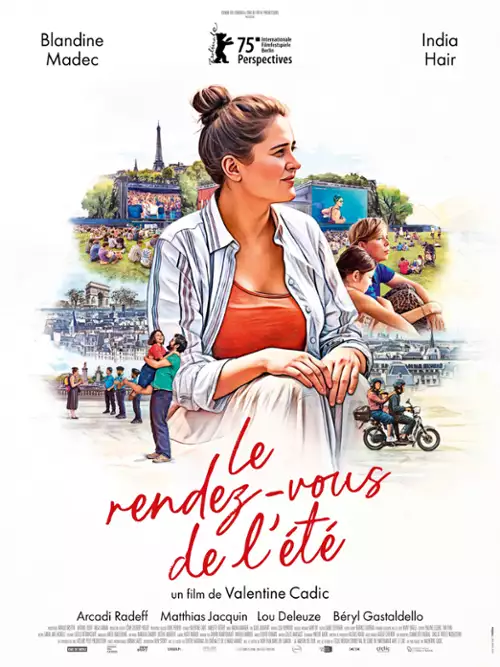plakat filmu Lato w Paryżu