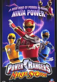 Plakat serialu Power Rangers Ninja Storm