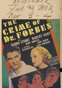 Plakat filmu The Crime of Dr. Forbes