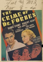 plakat filmu The Crime of Dr. Forbes