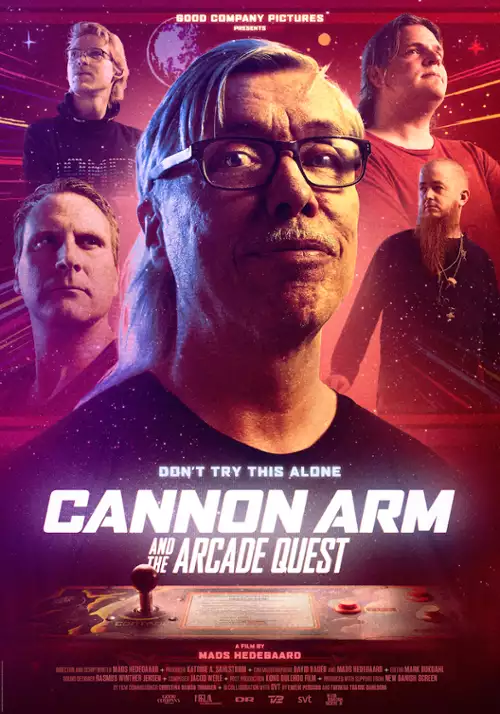 plakat filmu Cannon Arm. Król zręcznosciówek