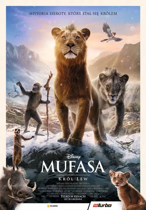 plakat filmu Mufasa: Król Lew