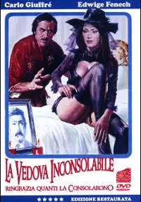 Plakat filmu La vedova inconsolabile ringrazia quanti la consolarono