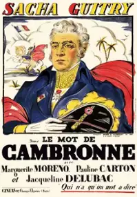 Plakat filmu Le mot de Cambronne