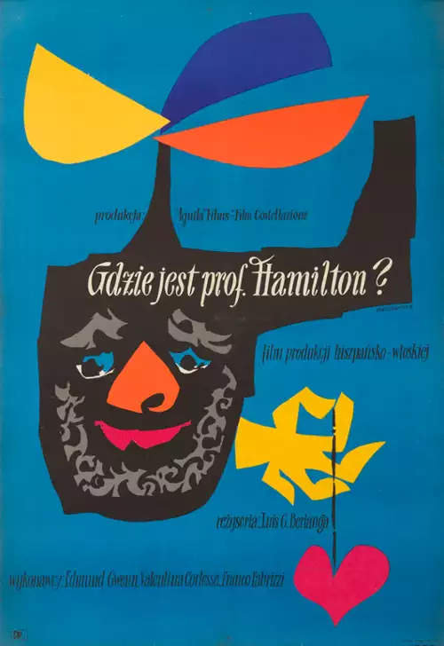 plakat filmu Gdzie jest profesor Hamilton?