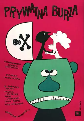 plakat filmu Prywatna burza