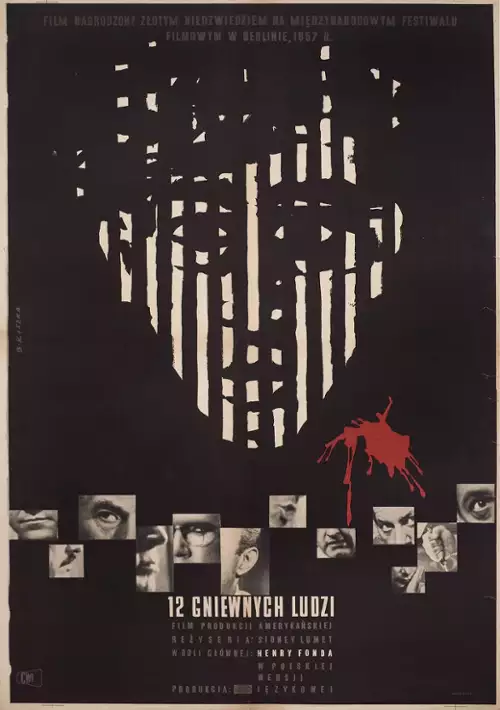 plakat filmu Dwunastu gniewnych ludzi