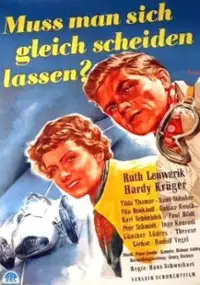 Plakat filmu Muß man sich gleich scheiden lassen?