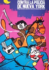 Plakat filmu Elpidio Valdés contra la policía de Nueva York