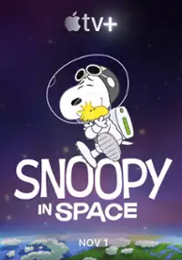 Plakat serialu Snoopy w kosmosie