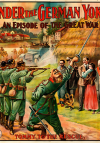 Plakat filmu Under the German Yoke