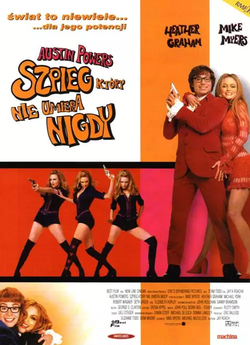 plakat filmu Austin Powers 2 - Szpieg, który nie umiera nigdy
