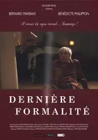 Plakat filmu Dernière formalité