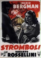 plakat filmu Stromboli, ziemia Boga