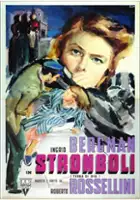 plakat filmu Stromboli, ziemia Boga