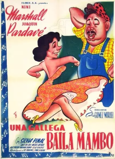 plakat filmu Una Gallega baila mambo