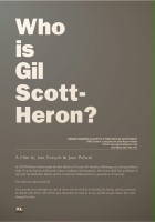 plakat filmu Who Is Gil Scott-Heron?
