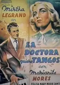 Plakat filmu La Doctora quiere tangos