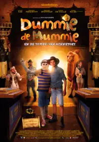 Plakat filmu Dummie de Mummie en de Tombe van Achnetoet