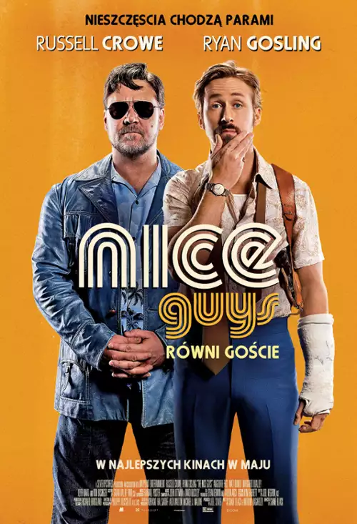 plakat filmu Nice Guys. Równi goście