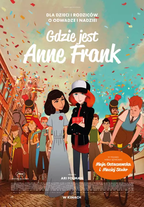 plakat filmu Gdzie jest Anne Frank