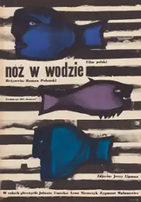 Plakat filmu N&oacute;ż w wodzie