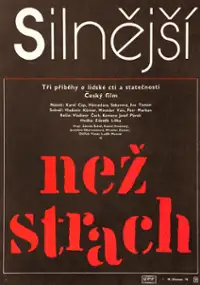 Plakat filmu Silnější než strach