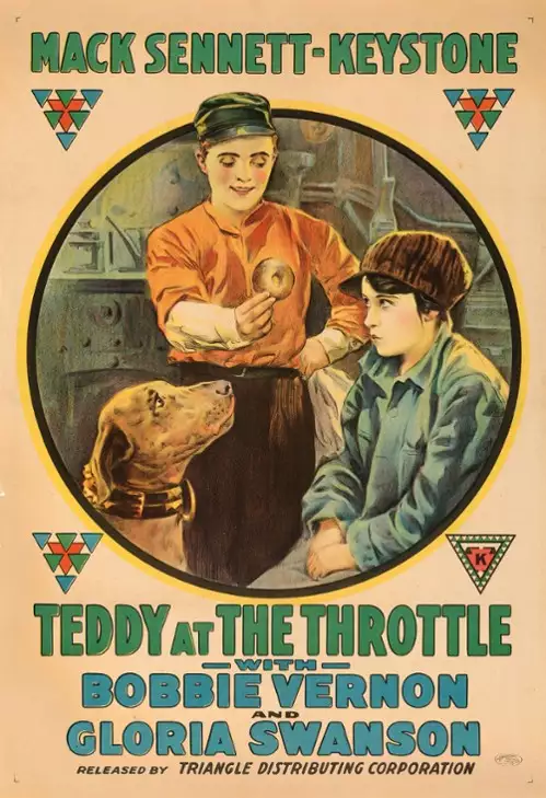 plakat filmu Teddy at the Throttle