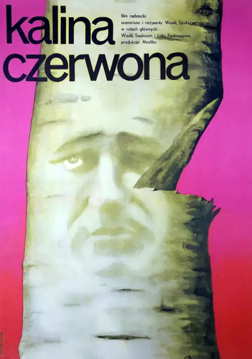 plakat filmu Kalina czerwona