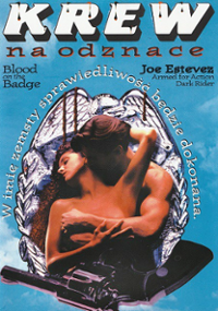 Plakat filmu Krew na odznace