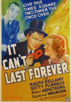 plakat filmu It Can't Last Forever