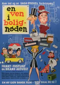 Plakat filmu En ven i bolignøden
