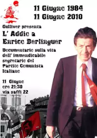 Plakat filmu L'addio a Enrico Berlinguer