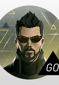 Plakat gry Deus Ex GO