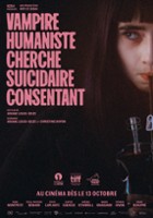 plakat filmu Humanitarna wampirzyca poszukuje osób chcących popełnić samobójstwo
