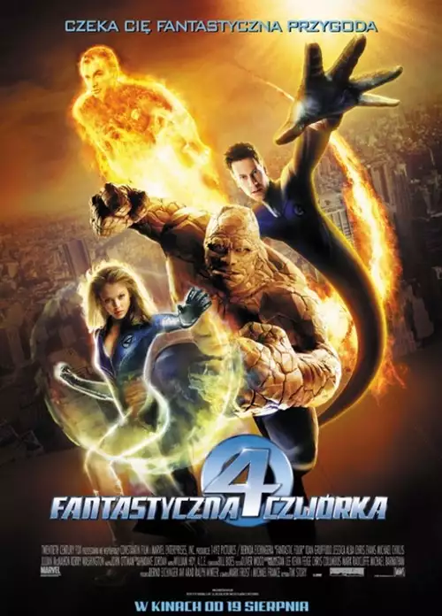 plakat filmu Fantastyczna Czwórka