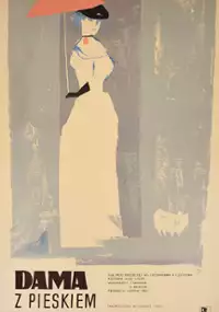 Plakat filmu Dama z pieskiem