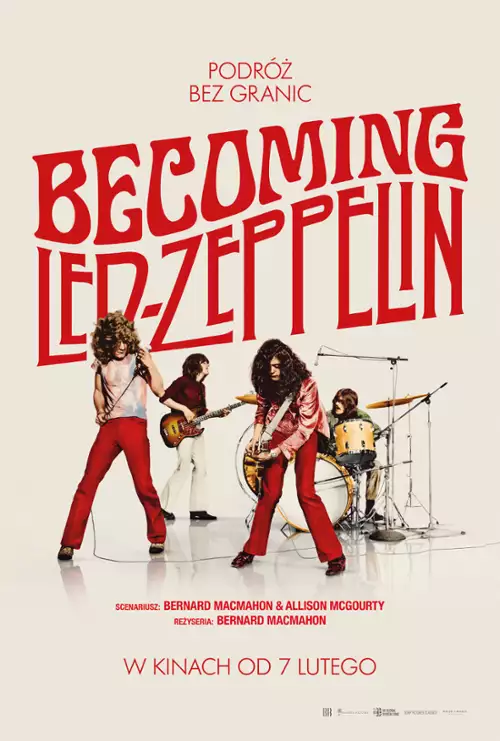 plakat filmu Becoming Led Zeppelin