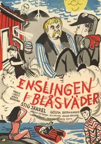 Plakat filmu Enslingen i bl&aring;sv&auml;der